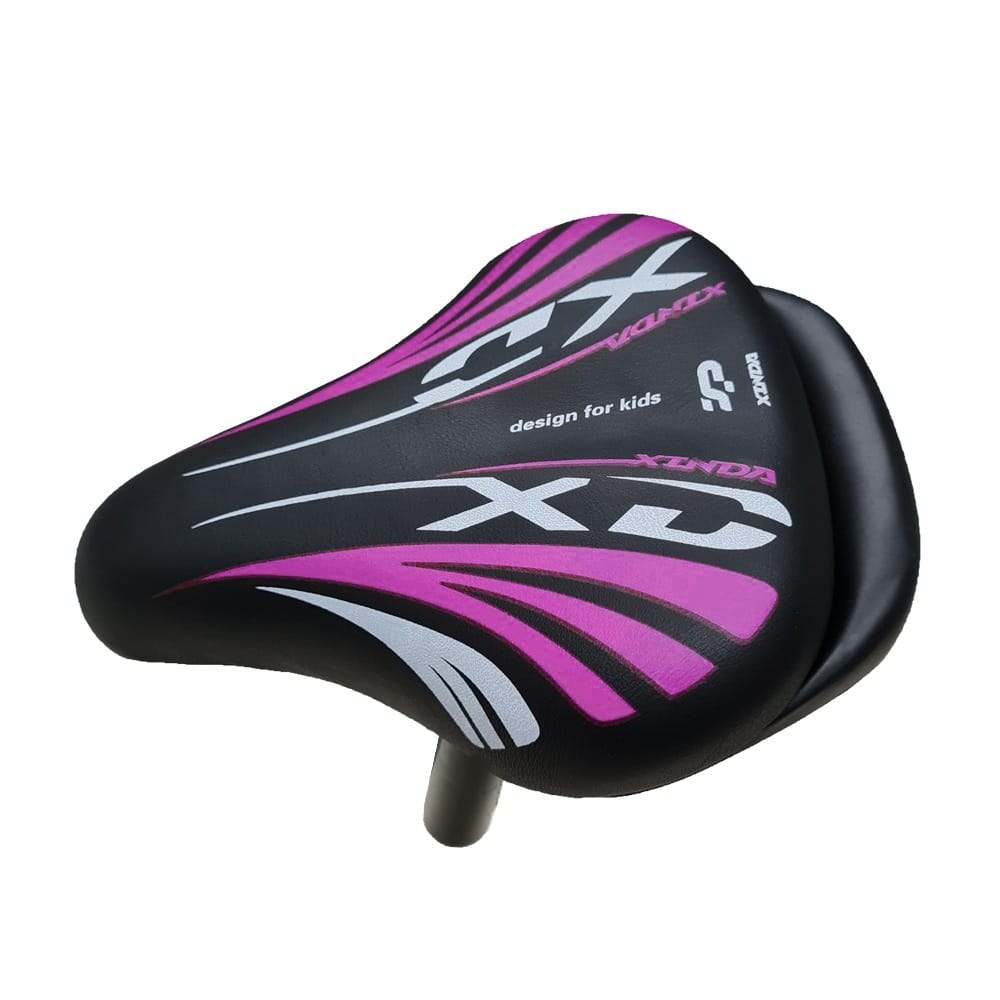 Asiento R12 - R16  con Caño 25.4mm Negro-Rosa-Blanco