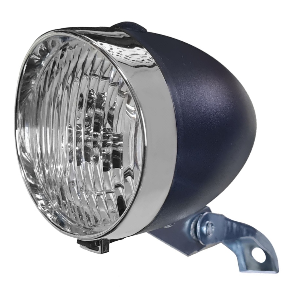 Luz Delantera Sola Cromada Tipo Retro