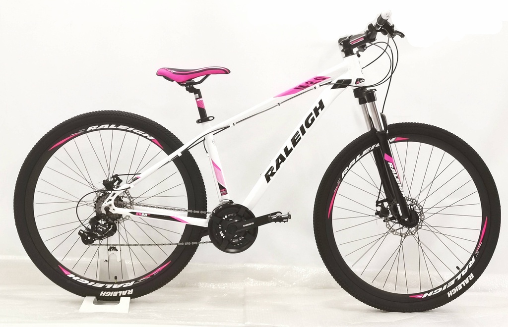 Bicicleta Raleigh 2.0 Dama R29 - 16.5" - Blanco con Rosa