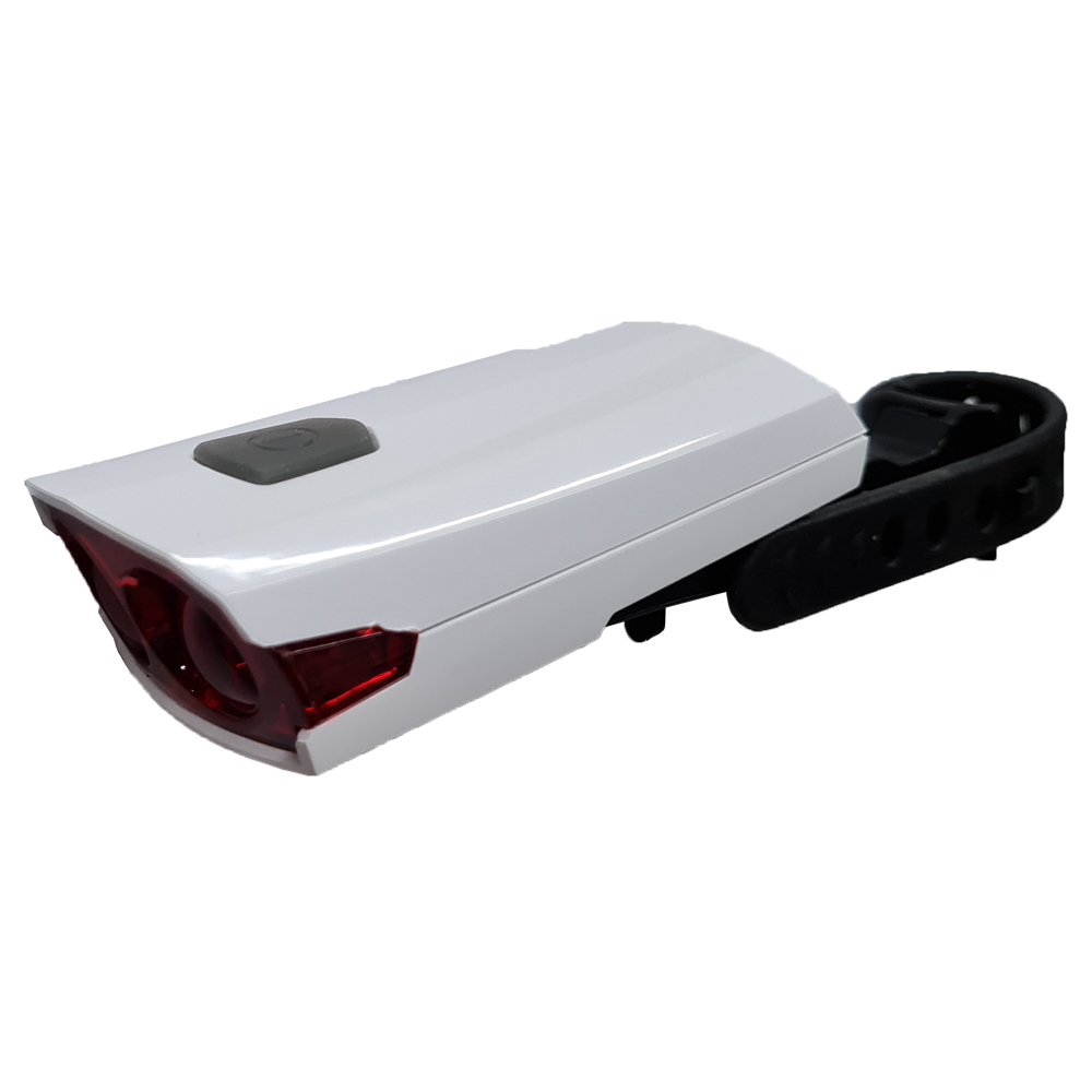 Luz Trasera Recargable Usb - 2 Led - 3 Funciones - con Indicador de Bateria