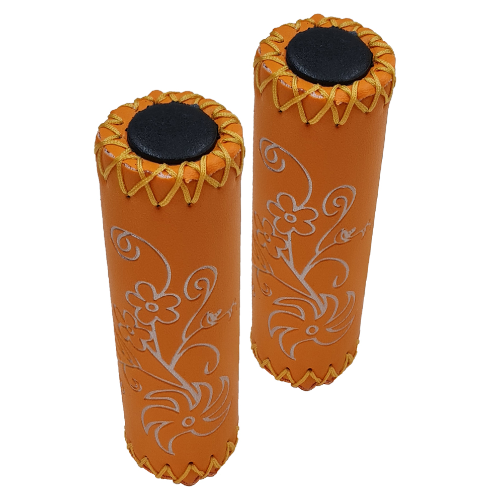 Puños Cosidos a Mano Mtb - Marron Claro