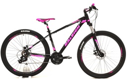 [BIN2.0D-29A] Bicicleta Raleigh 2.0 Dama R29 - 15" - Negro con Gris y  Rosa
