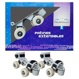 [60041] Patines Extensibles 4 Ruedas Modelo Escuelita Muccilli - Em23