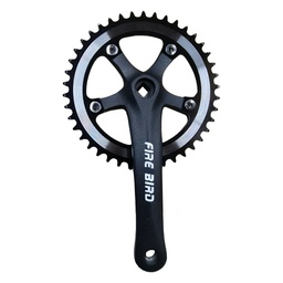 [10986FIX] Plato y Palanca Simple 42 Dientes - 170 mm - Aluminio